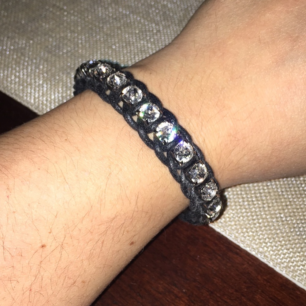 Swarovski Crystal leather bracelet